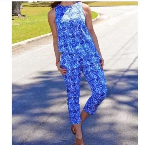 Milly For Design Nation Tile Print Capri Pants - Picture 1 of 4